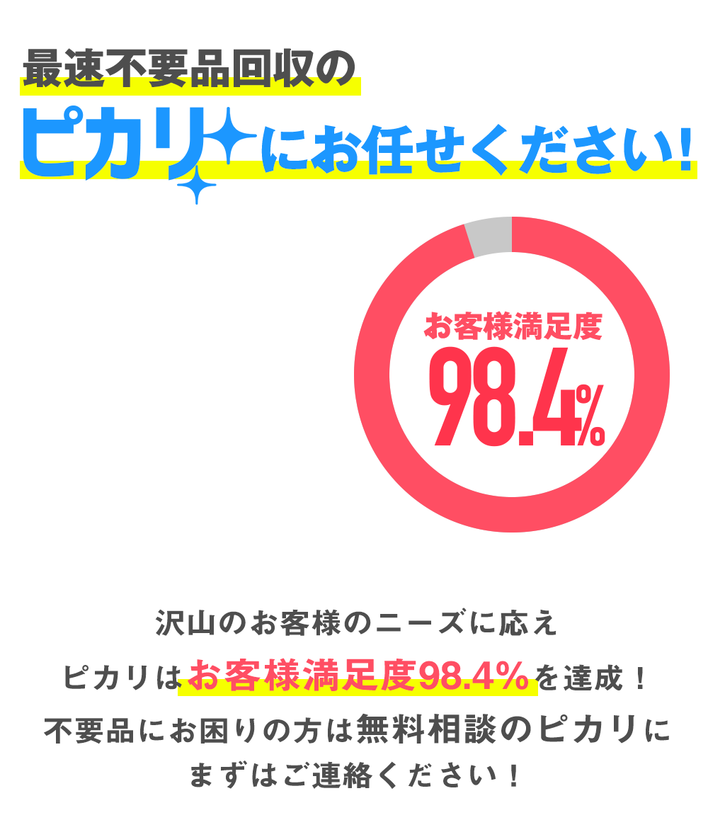 ピカリにお任せ下さい